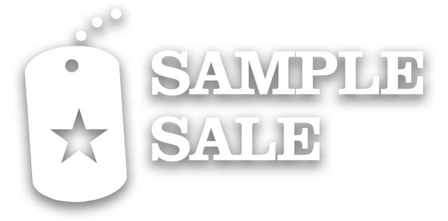 Sample Sale Logo (white with shadow)